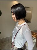 切りっぱなしボブ