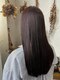 ヘアスタジオ ブリエ(HAIR STUDIO BRILLER)の写真/人気のAujuaのトリートメントで、今までにない艶髪に♪指通りなめらかな憧れの美髪に導きます！