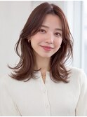 大人気ゆるふわ無造作ミディ