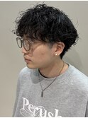メンズ波巻きスパイラルパーマ