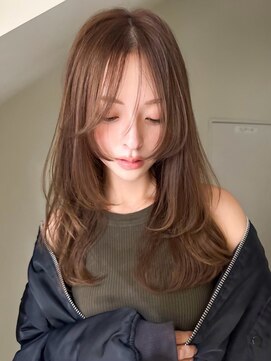 ヘアサロン リボーン(Hair salon Reborn) ミディアムレイヤーセミロングケアカラー30代40代