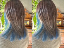 ジンリッチ(JiN RiCH)の雰囲気(大人女性の少し遊び心があるインナーカラー)