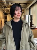 伸ばしかけショートスタイル