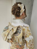 スタジオカラー(Studio Color)&nbsp;シニヨン×振袖お着付け