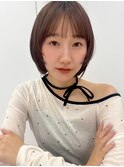 熊本/ベージュカラー/顔周りレイヤー/Minori