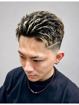 ヘアスタジオ ロメオ(hair studio Romeo) オールバック×スパイラルパーマ