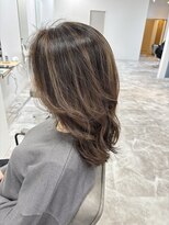 テーラヘアー 袖ヶ浦2号店(TELA HAIR)&nbsp;ハイライトカラー×コテ巻き仕上げ♪