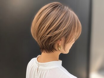 アイロ江坂駅前店/ボブ/ショートボブ/ショートカット/ミニボブ/ハンサムショート/前髪の写真/ショートカットは似合わせが命！骨格・顔学診断カウンセリングで必ず似合うショートをご提供します◎江坂
