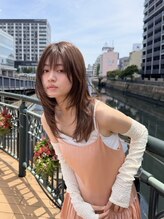 クオン テラッセ納屋橋店(kuon) 【 顔まわりレイヤー×柔らかブラウン】
