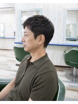 ルートヘア 辻堂店 40代50代60代メンズ白髪染めイケオジ刈り上げ大人ショート♪