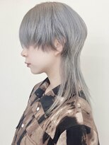モリオフロムロンドン 原宿本店(morio from London) 【morio原宿】ハイトーンショートウルフレイヤー前髪あり