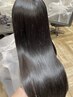 【さらっと透明感♪】カット+全体カラー+酸性ストレート ¥30500