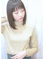 サフィール(Saphir)&nbsp;Saphir☆ワンカールワイドバング前下がりボブ「似合わせカット」