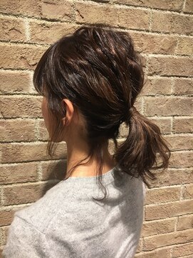マッシュ 天王寺あべの(MASHU) ミディアムアレンジ ルーズアレンジ ポニーテールアレンジ