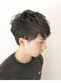 ツーブロック×ナチュラルスパイラル_TREAT妙典