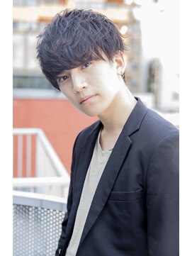 クラン(clan) 外国人風かき上げサイドグラデーション