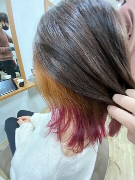 アンダーバーホワイト 南海難波店(_WHITE) 【＿white+】煉獄さん×鬼滅カラー