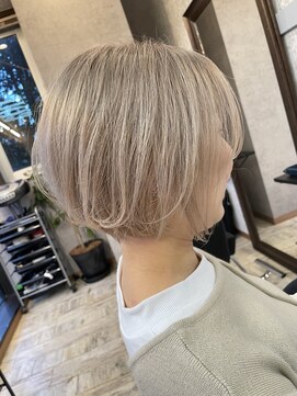 ノア ヘアデザイン 町田店(noa Hair Design) ホワイトベージュボブ