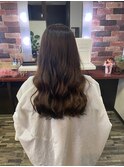 コンサバ系ナチュラルグラデーション×ふんわり愛されロング