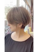 30代40代丸みショートヘア
