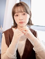 エムスラッシュ センター南(M.SLASH)&nbsp;外ハネボブ/無造作ヘア/外国人風カラー/透け感/センター南