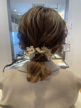 カッツ 東尾道店(CUT S) ボブでもふんわりアレンジ