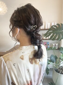 ヘアーサロン リベット(hair salon Libett) 編みおろしヘアセット