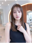 20代30代大人かわいい/シルキーベージュ/レイヤーカット/小顔