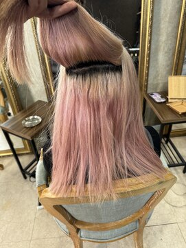 アンフィサンクミル 銀座(AnFye cinq mille) ブリーチ毛の方を高難易度縮毛矯正で艶髪に変身♪