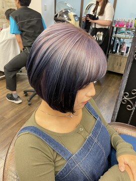 アリ 葛西店(ALi) デザインカラー　葛西髪質改善｜葛西縮毛矯正｜葛西白髪ぼかし