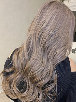 レガシーヘアーデザイン(Legacy hair design)の写真/【今泉・天神エリアでトップクラスのカラーデザイン！】水素カラーで髪質改善カラー♪