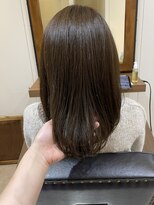 ウル 表参道(HOULe)&nbsp;ミディアム ベージュ オリーブベージュ 髪質改善 オージュア