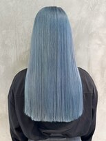 アルバム 渋谷パルコ(ALBUM)&nbsp;ブルーセミロング_ピンクブラウン切りっぱなしボブ_ba464161