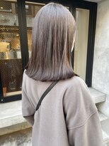 コフィー バイ メルト 吉祥寺(cofy by melt)&nbsp;【松本咲花】ブリーチなしニュアンスカラー透明感グレーベージュ