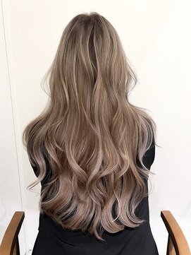 ジルブラン(JIL BLAN) ハイライトバレイヤージュダブルカラー20代30代40代グレージュ