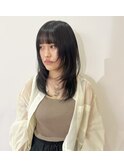 【NIKO】レイヤーカット/ウルフカット/ロングレイヤー/黒髪ヘア
