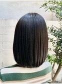 髪質改善ストレート/自然な丸みボブ/髪質改善トリートメント