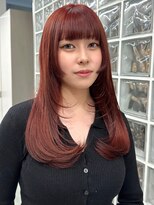 サンクプロジェクト(cinq PROJECT)&nbsp;顔まわりレイヤーのデザインが可愛いチェリーピンクカラー