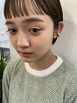 マツ 美容室(Matsu 美容室)&nbsp;チョッピーバング/オン眉バング/マッシュショート