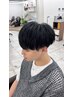 【RINPEI限定】骨格補正メンズカット＋全頭縮毛矯正　(ナチュラルストレート)
