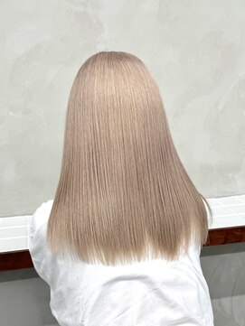 ニコ トウキョウ 渋谷(nico TOKYO) ミルクティーベージュ/髪質改善/ダブルカラー/ケアブリーチ/20代