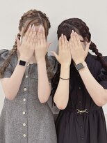 編み込みおさげヘア＊まゆ