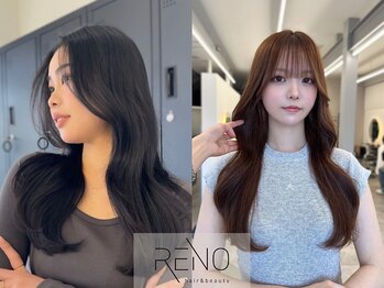 レノ 直江店(RENO)の写真/【髪質改善】ダメージを補修してくれるトリートメントで、毛先まで潤いたっぷりのツヤ感のある美髪に♪