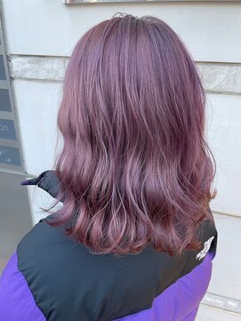 ジーナ 船橋(Zina) 髪質改善＊くびレイヤーピンクベージュ＊美髪【Zina船橋】