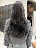 ヘアー アイス ルーチェ(HAIR ICI LUCE) ロングレイヤー/ラベンダーグレージュ/上田