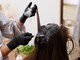 フラッフィーヘアー(FLUFFY hair)の写真/【頭皮に薬剤を着けないゼロテク(薬剤除去付き)】大人女性の髪質変化に対応するオーダーメイドカラー＊