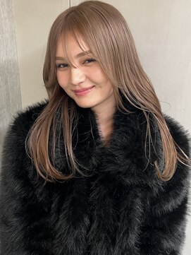 ソル ジングウマエ(SOL JINGUMAE) ☆ミルクティーカラー×レイヤーカット