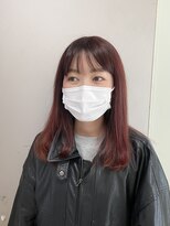 ピエドプールポッシュ(PiED DE POULE POCHE)&nbsp;RED COLOR