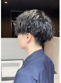 波巻きパーマ