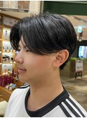 マッシュパーマ/前髪パーマ/センターパート/20代30代40代